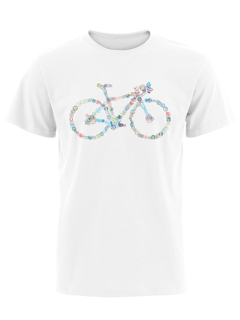 Orionride Stamp Bicycle Short Sleeves Bike T-Shirt