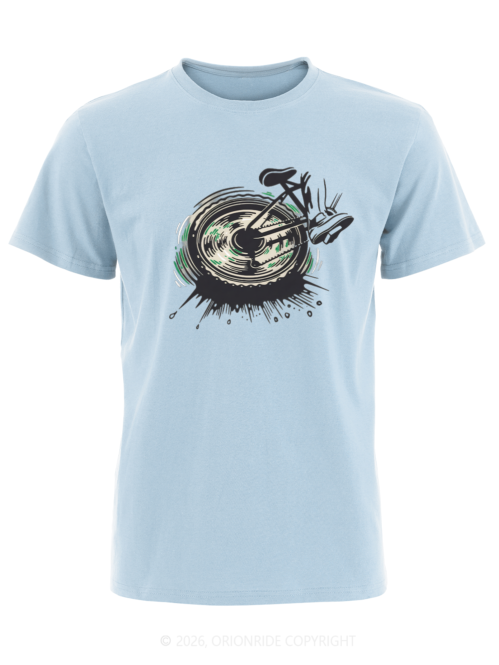 Orionride Cycling With All My Might Short Sleeves Bike T-Shirt