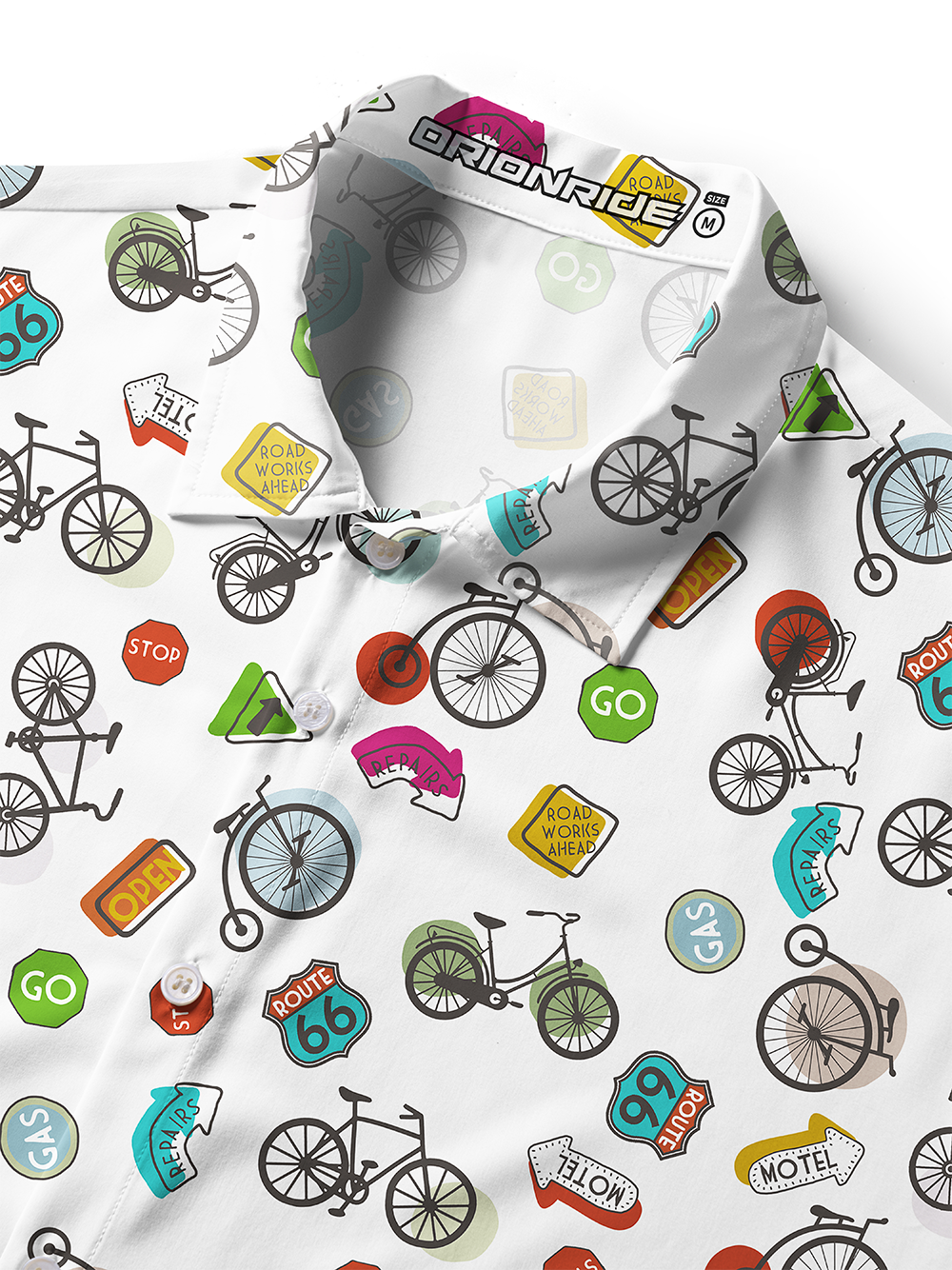 Orionride Go Ride A Bike Zipper Pockets Ultra Lightweight Short Sleeves Women's Gravel Shirt