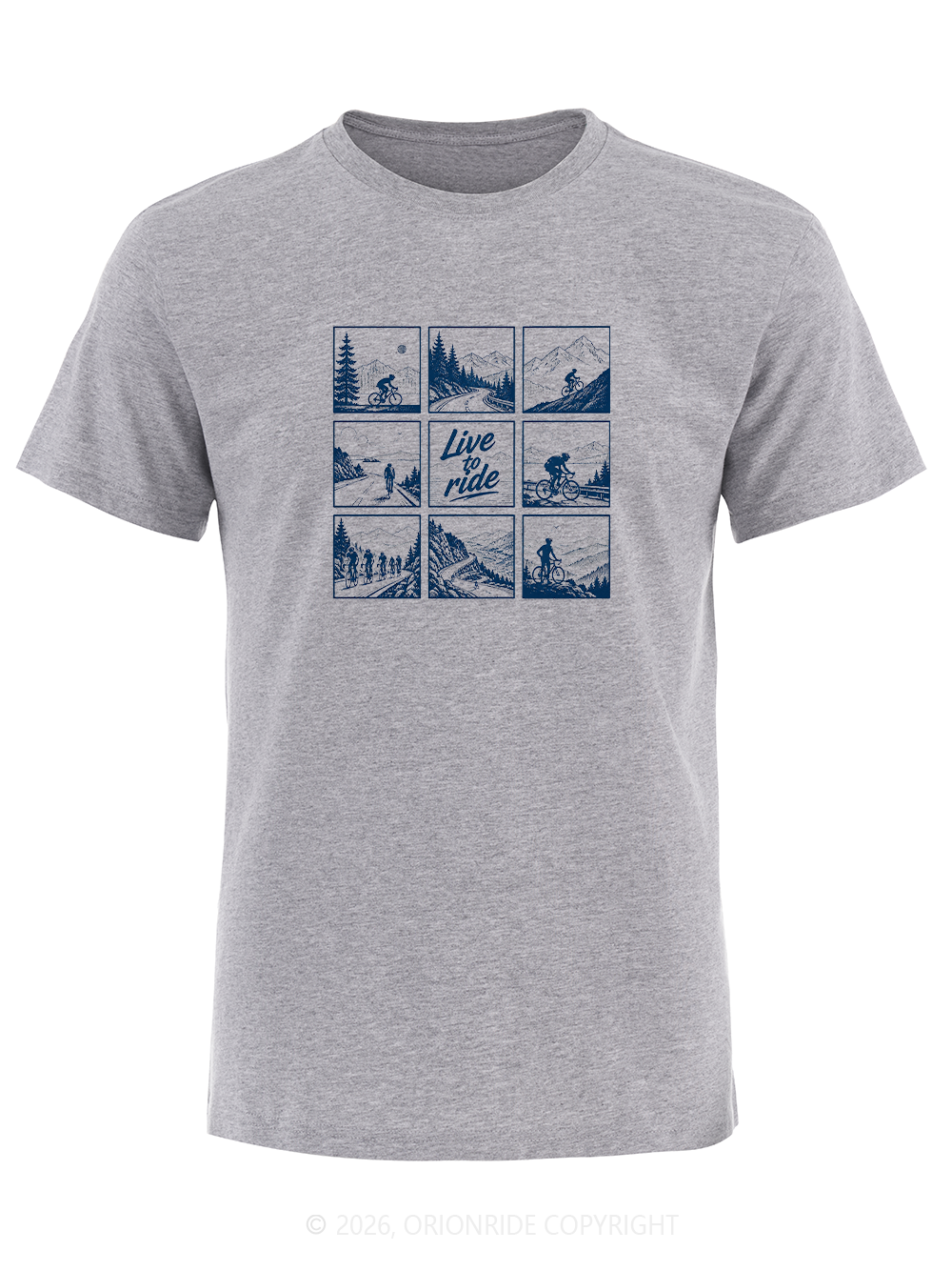 Orionride Live To Ride Short Sleeves Bike T-Shirt