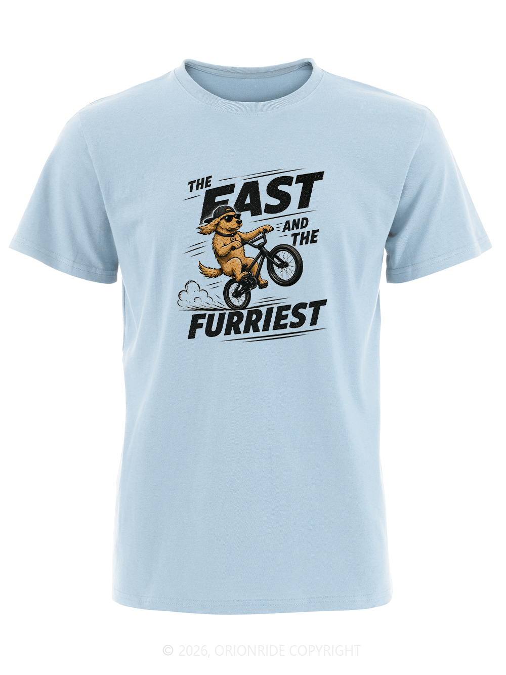 Orionride The Fast And The Furriest Short Sleeves Bike T-Shirt