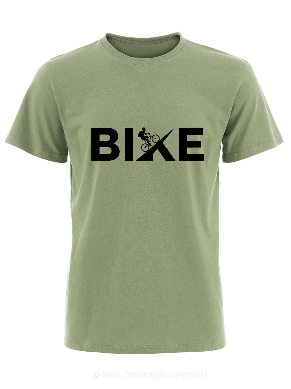Orionride Letter Combinations Short Sleeves Bike T-Shirt