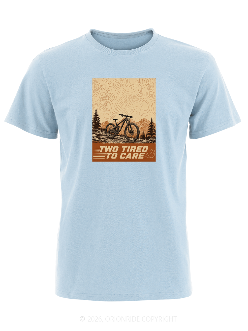 Orionride Topographic Reverie Short Sleeves Bike T-Shirt