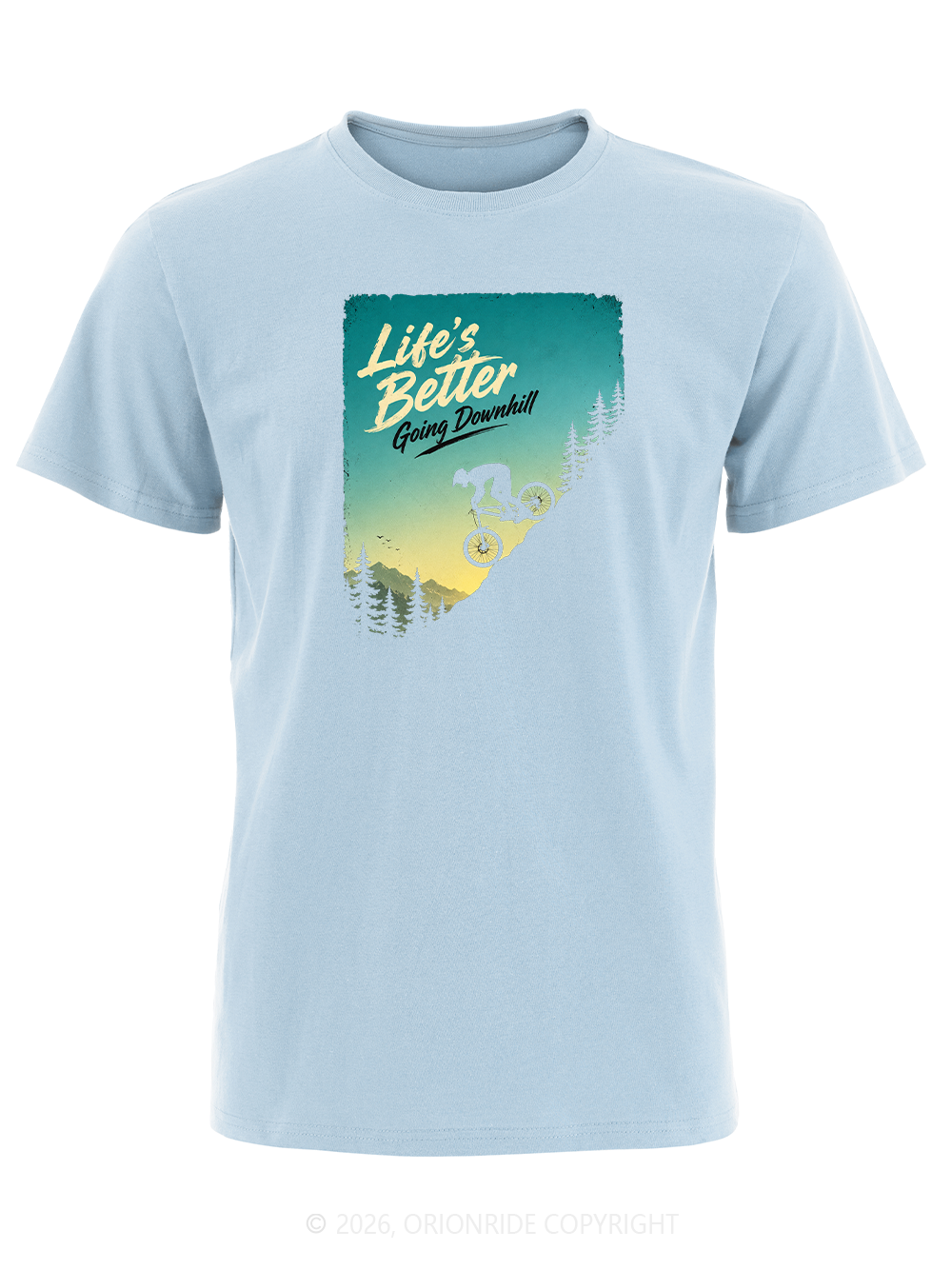 Orionride Going Downhill Short Sleeves Bike T-Shirt