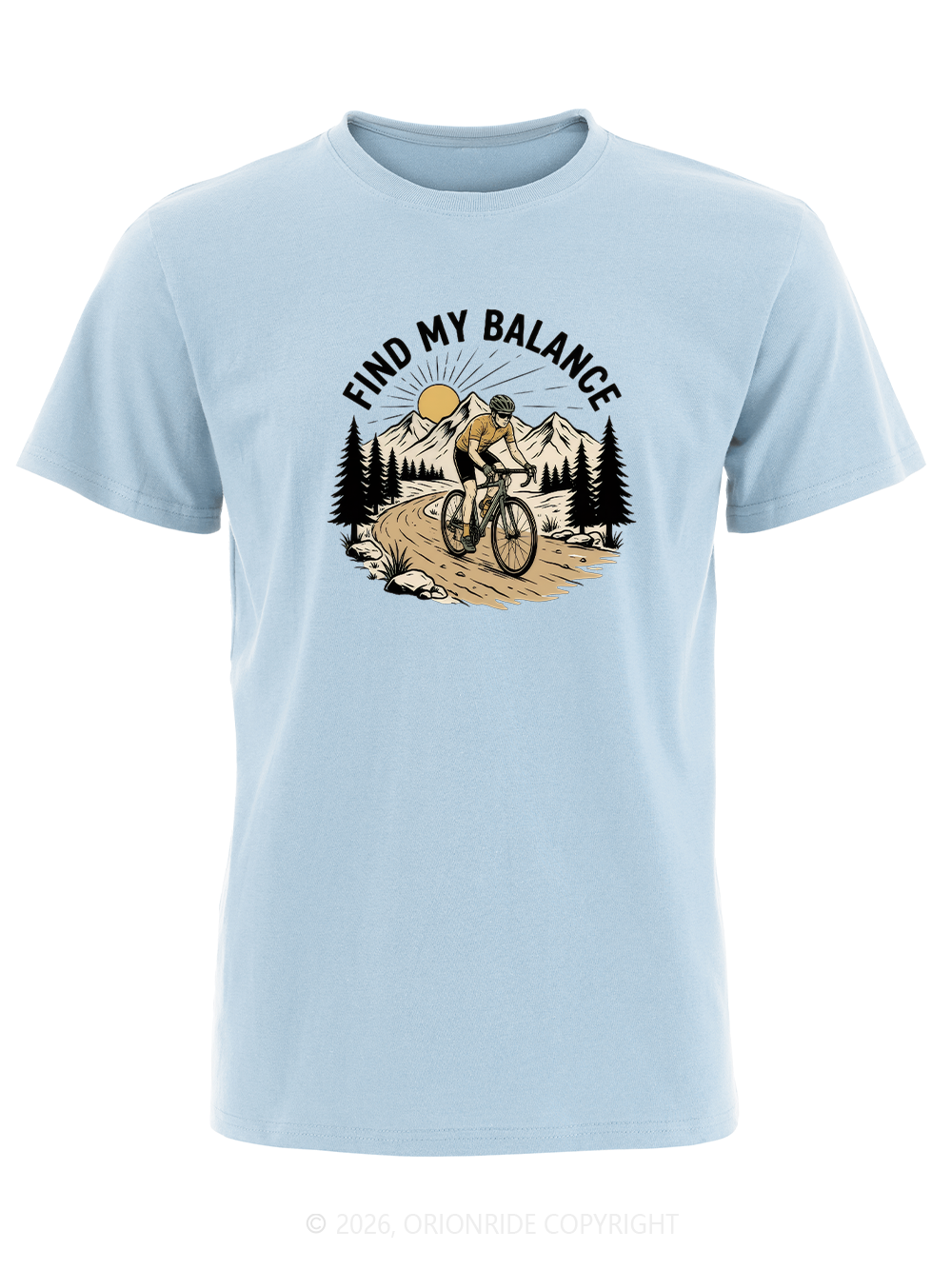Orionride Find My Balance Short Sleeves Bike T-Shirt
