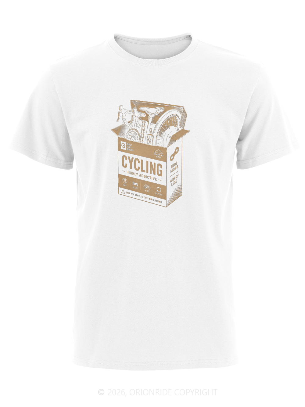 Orionride Highly Addictive Short Sleeves Bike T-Shirt