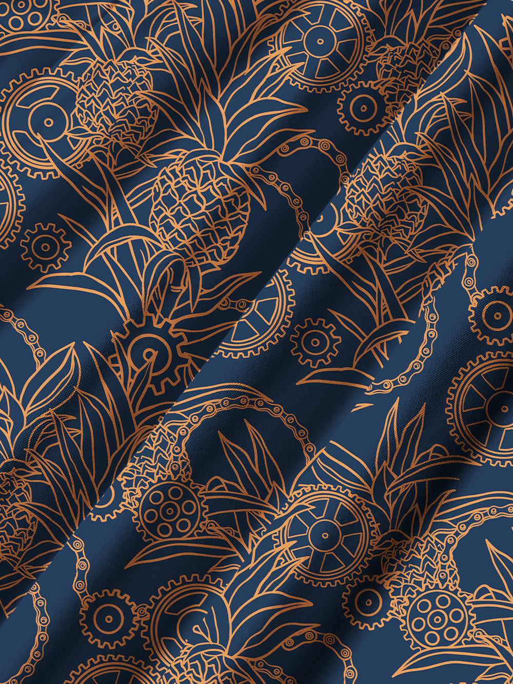 Orionride Short Sleeves Pineapple Isle Ultra Lightweight Hawaiian shirt