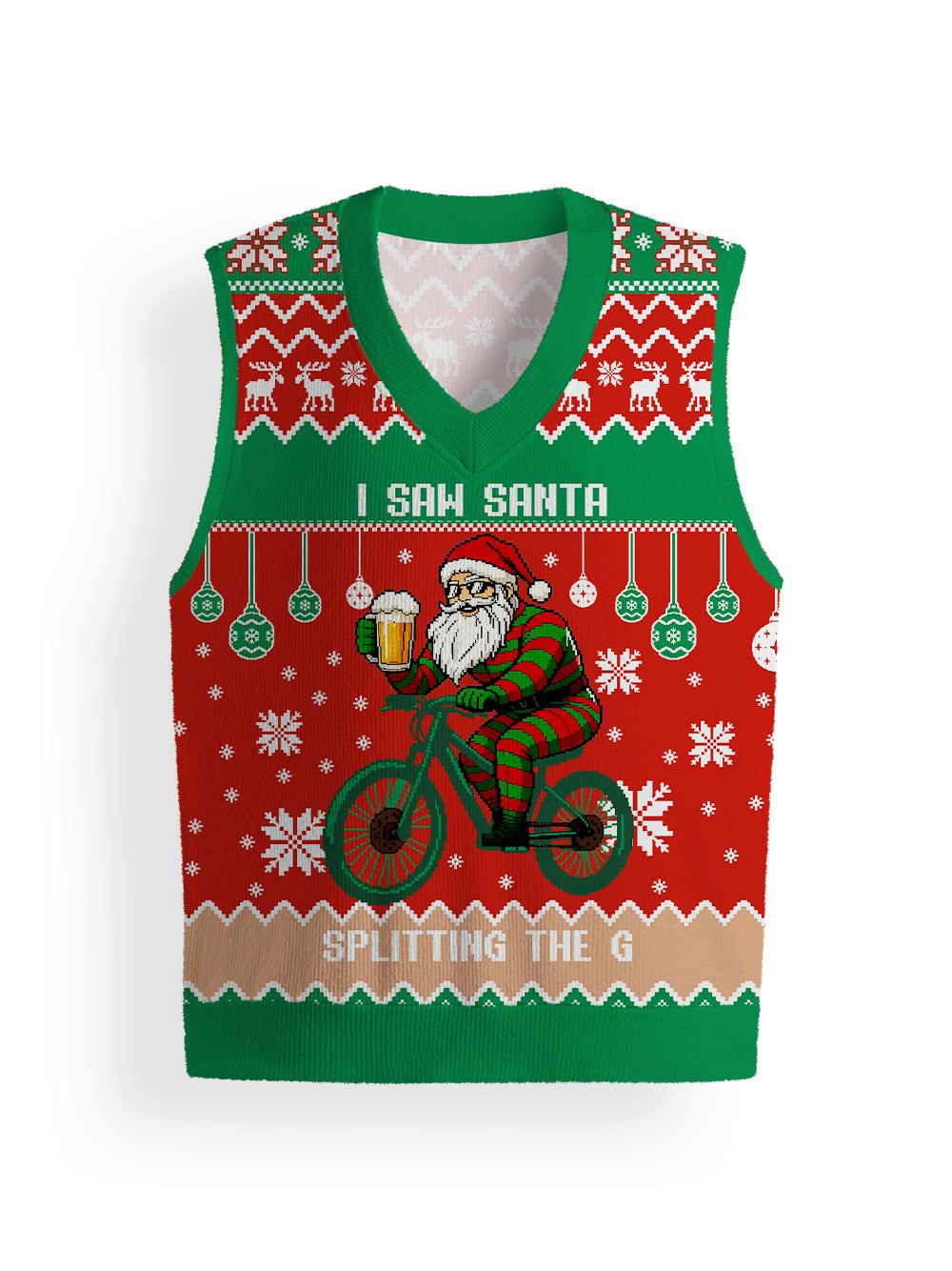 Orionride Santa Claus Sweater Vest