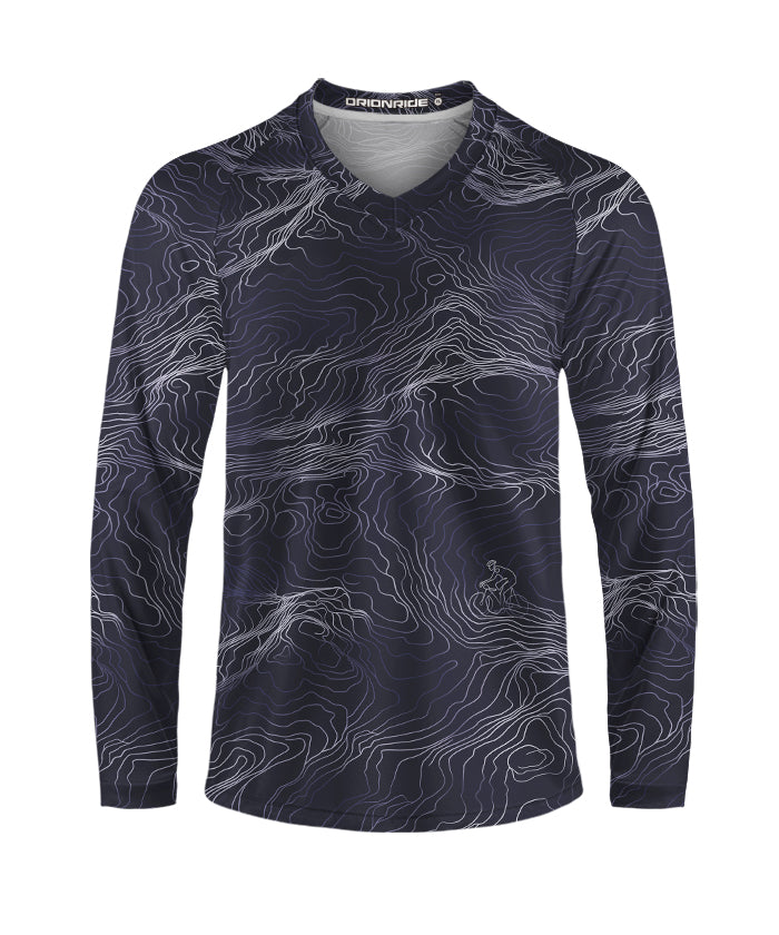 Orionride Rugged Contours Long Sleeve Downhill Jersey