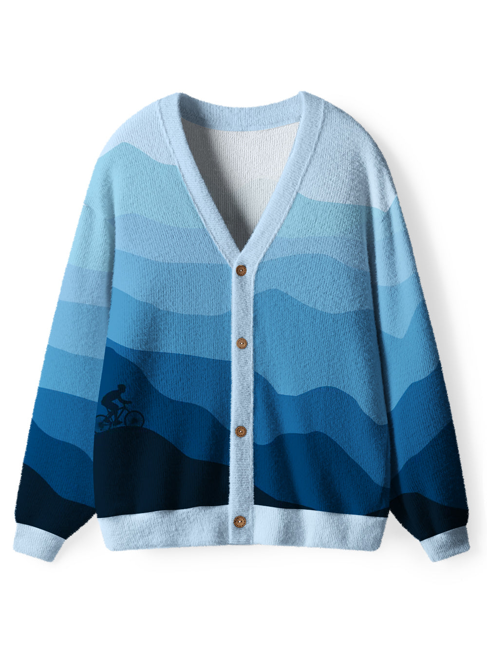Orionride Free Sunset Men's Cardigan Knit Sweaters