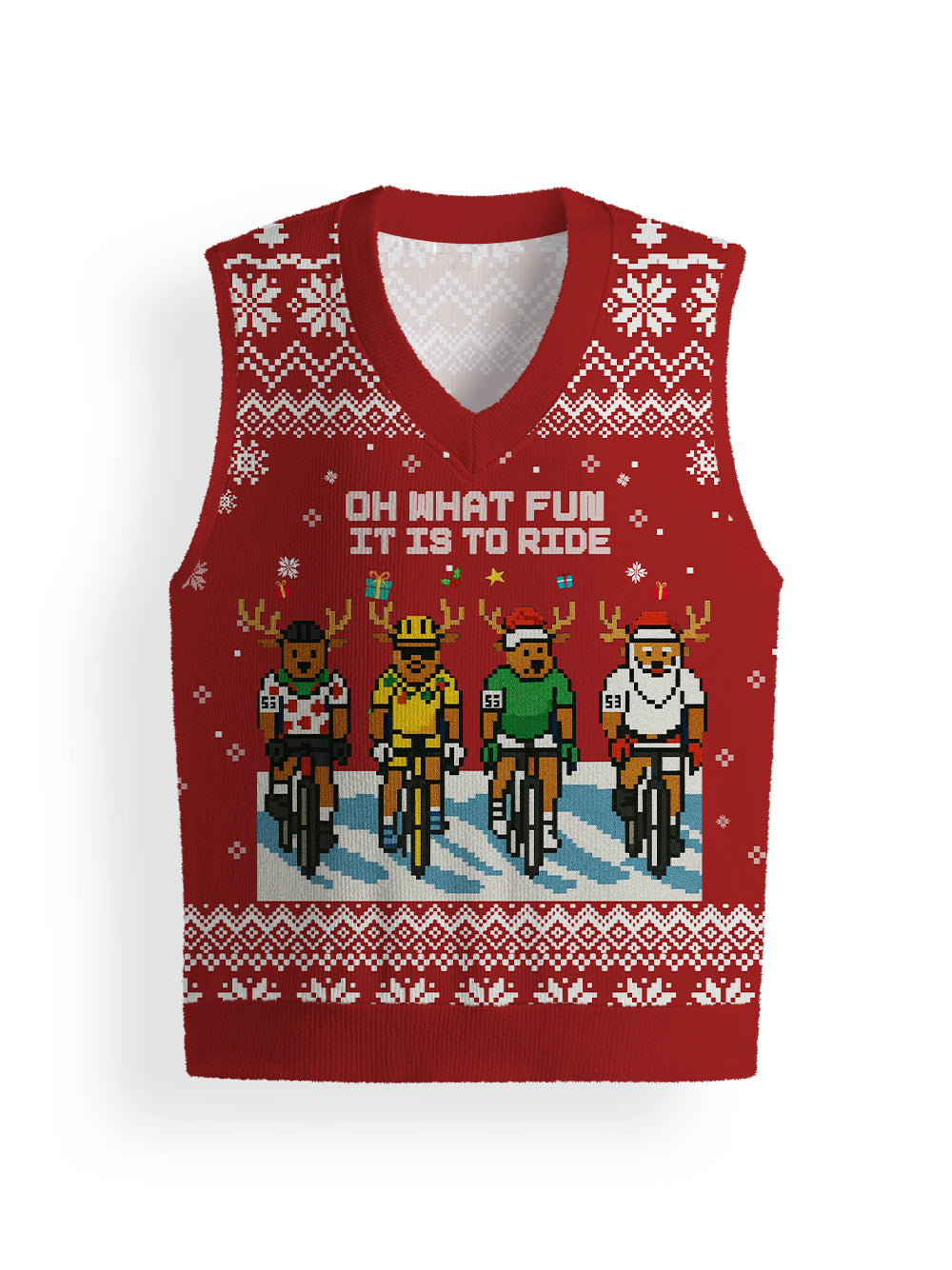 Orionride Christmas Reindeer Sweater Vest