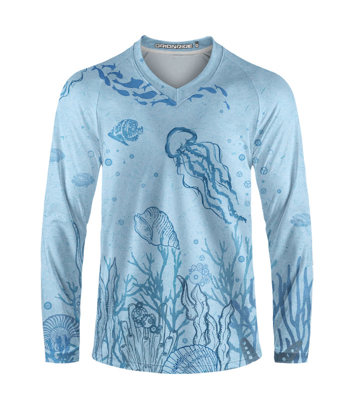 Orionride Ocean Jellyfish Long Sleeve Downhill Jersey