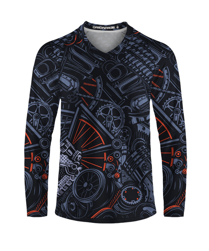 Orionride Metal Parts Long Sleeve Downhill Jersey