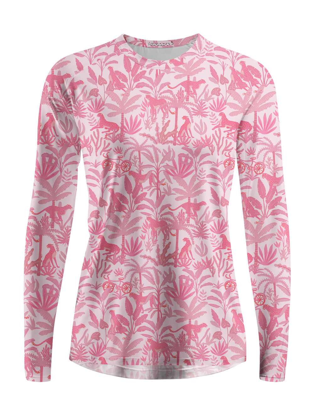 Orionride Jungle Leopar Women's Quick Dry Downhill Jersey