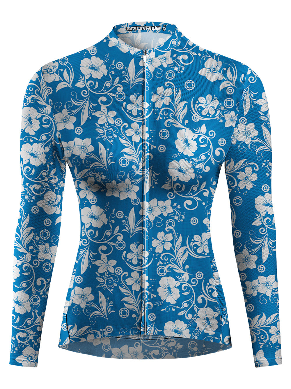 Orionride Hawaiian Flowers Women's Long Sleeve Cycling Jersey