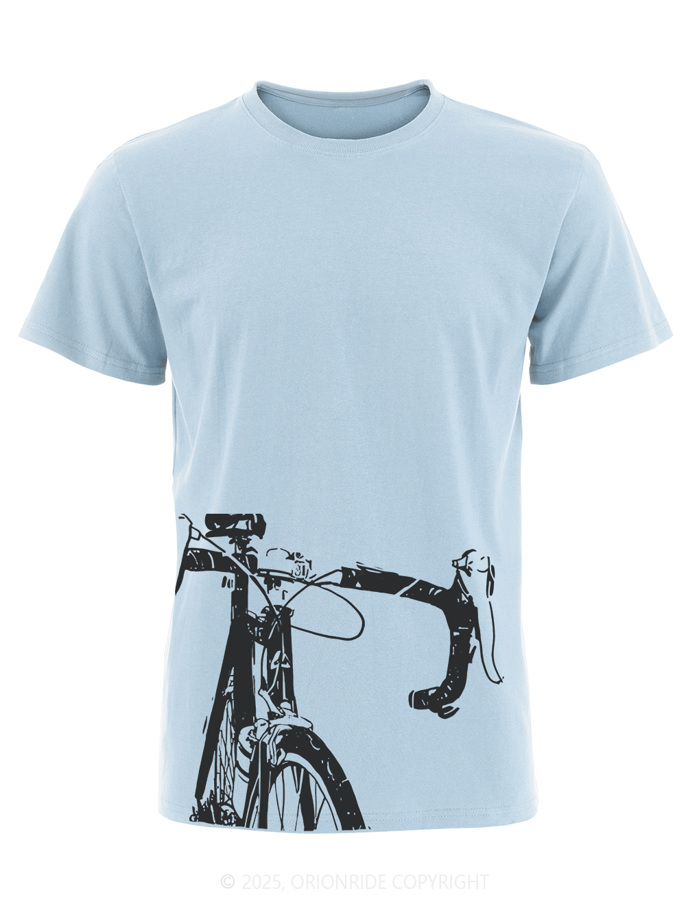 Orionride Bicycle Handlebars Short Sleeves Bike T-Shirt