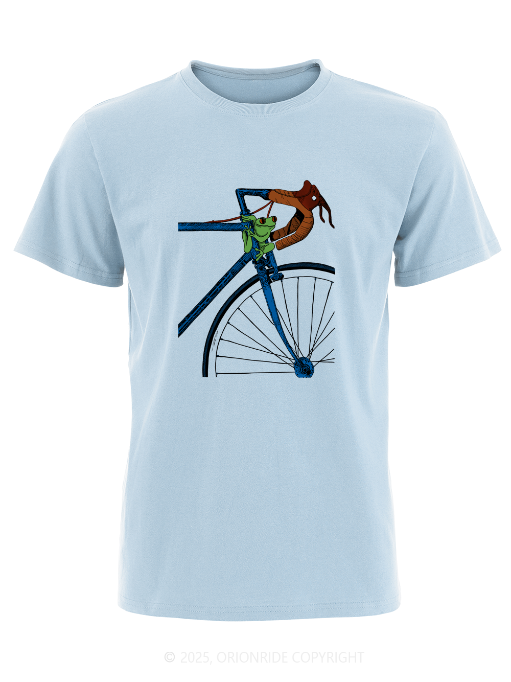 Orionride Funny Frog Short Sleeves Bike T-Shirt