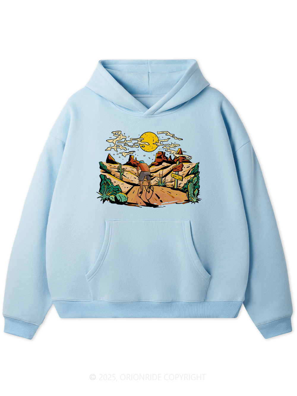 Orionride Sunset Desert Ride Fleece Hoodie