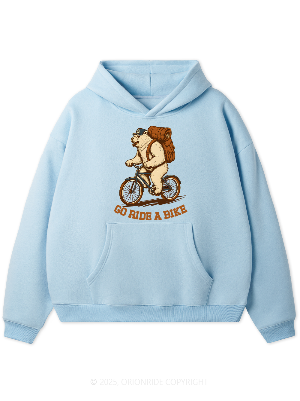 Orionride Go Ride A Bike Fleece Hoodie
