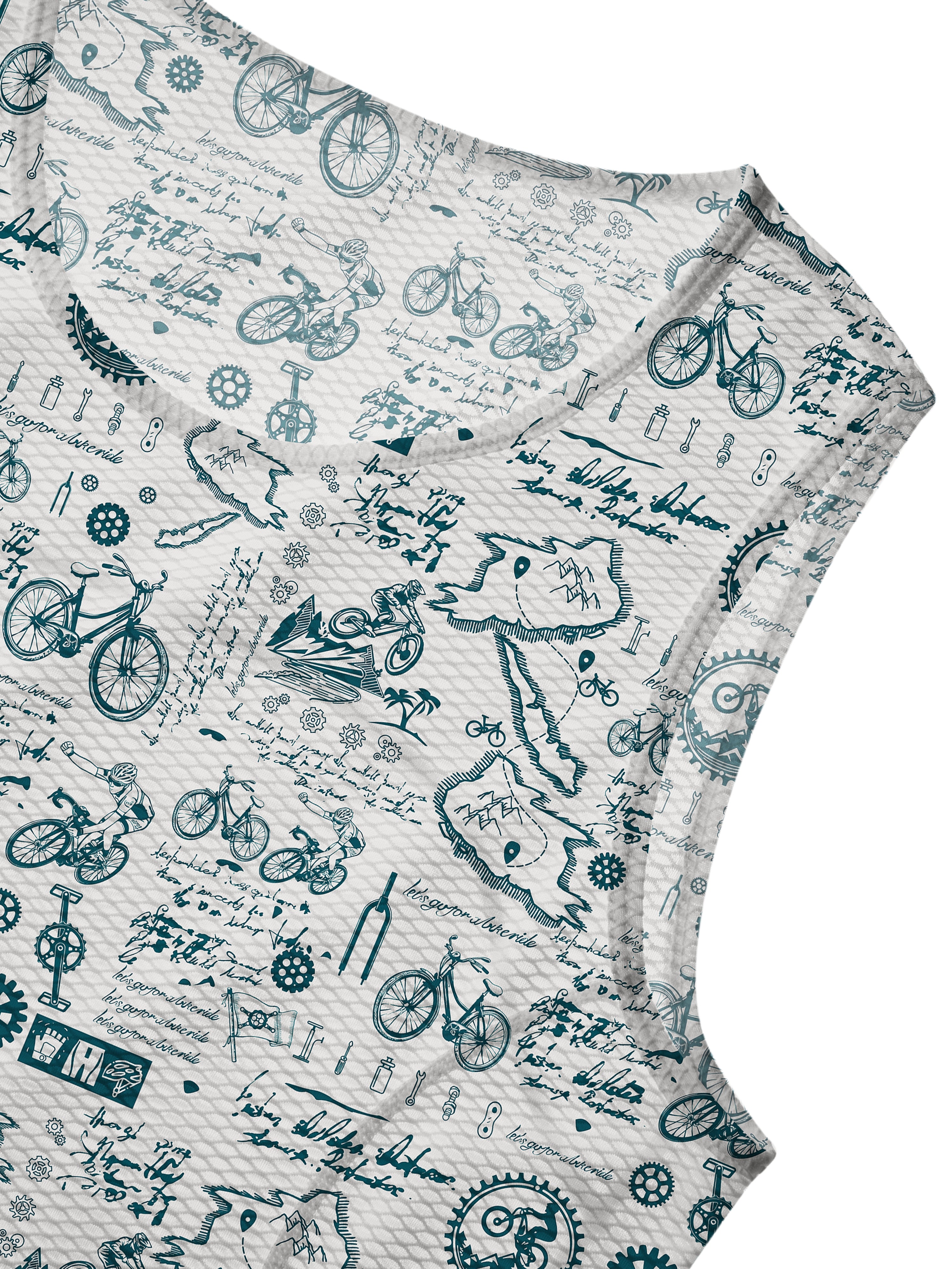 Orionride Cycling Diary Anti-Sweat Quick Dry Sleeveless Cycling Base Layer