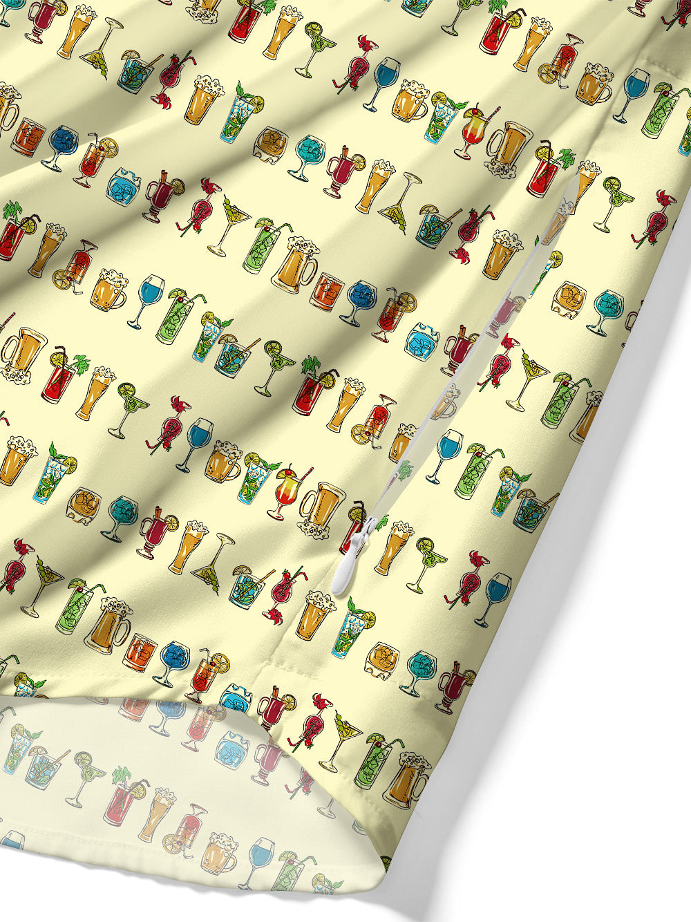 Orionride Cocktail Party Zipper Pockets Ultra Lightweight Short Sleeves Gravel Shirt