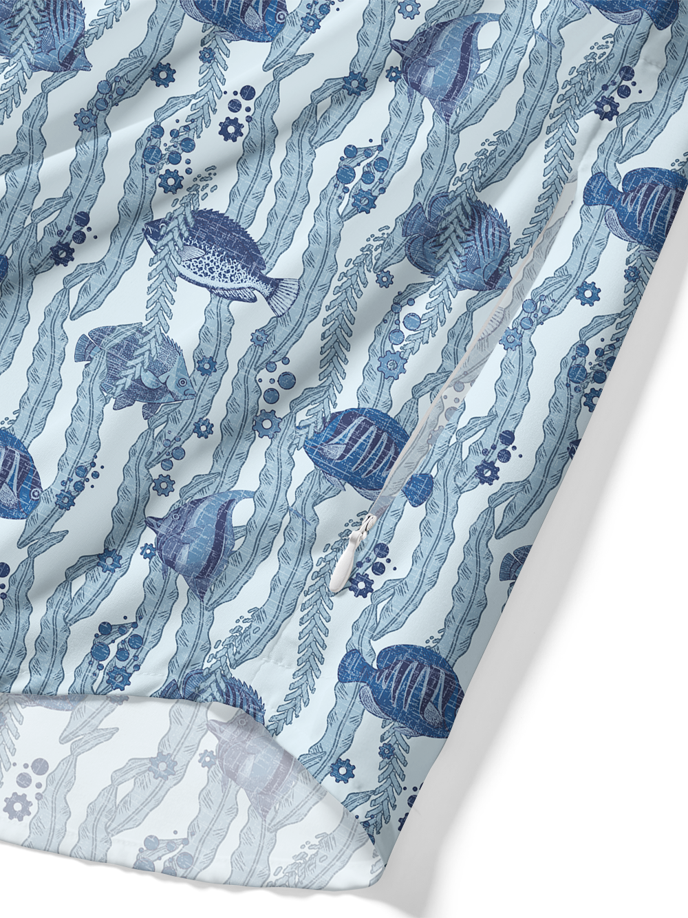 Orionride Gear Swimming Fish Zipper Pockets Ultra Lightweight Short Sleeves Gravel Shirt