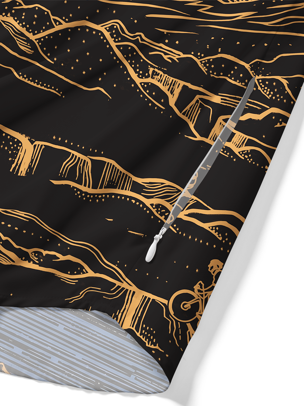 Orionride Light And Shadow Zipper Pockets Ultra Lightweight Short Sleeves Gravel Shirt