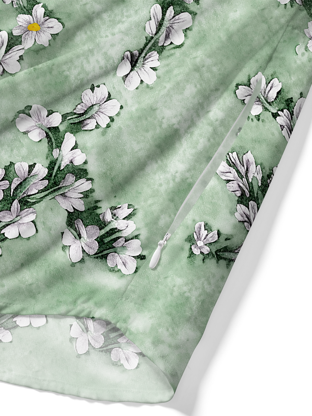 Orionride Dye Flower Zipper Pockets Ultra Lightweight Short Sleeves Gravel Shirt