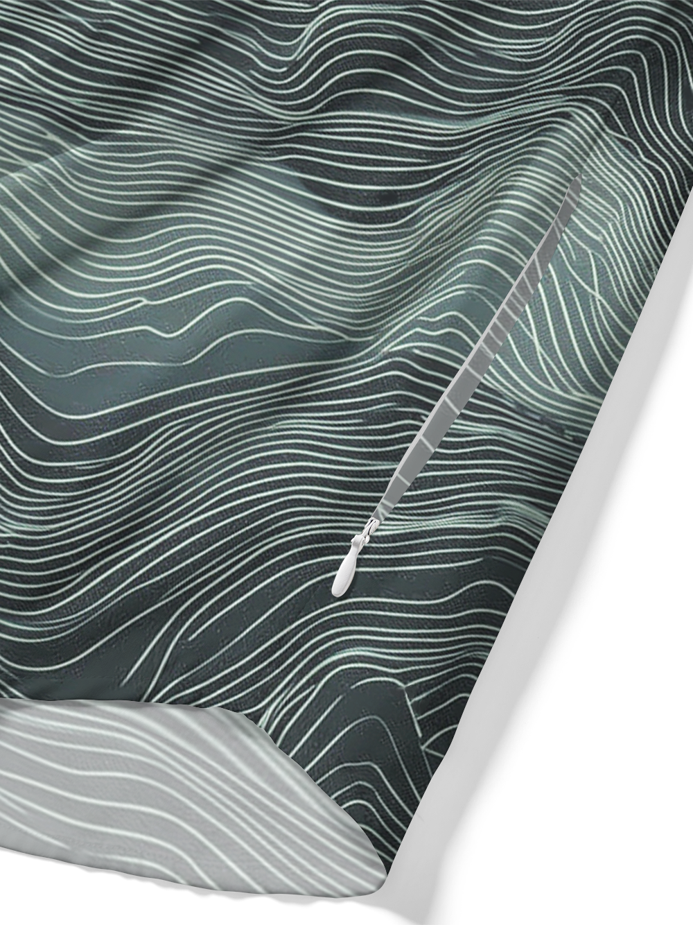 Orionride Winding Lines Zipper Pockets Ultra Lightweight Short Sleeves Gravel Shirt