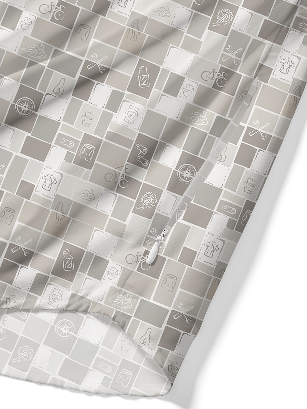 Orionride Elegant Plaid Zipper Pockets Ultra Lightweight Short Sleeves Gravel Shirt