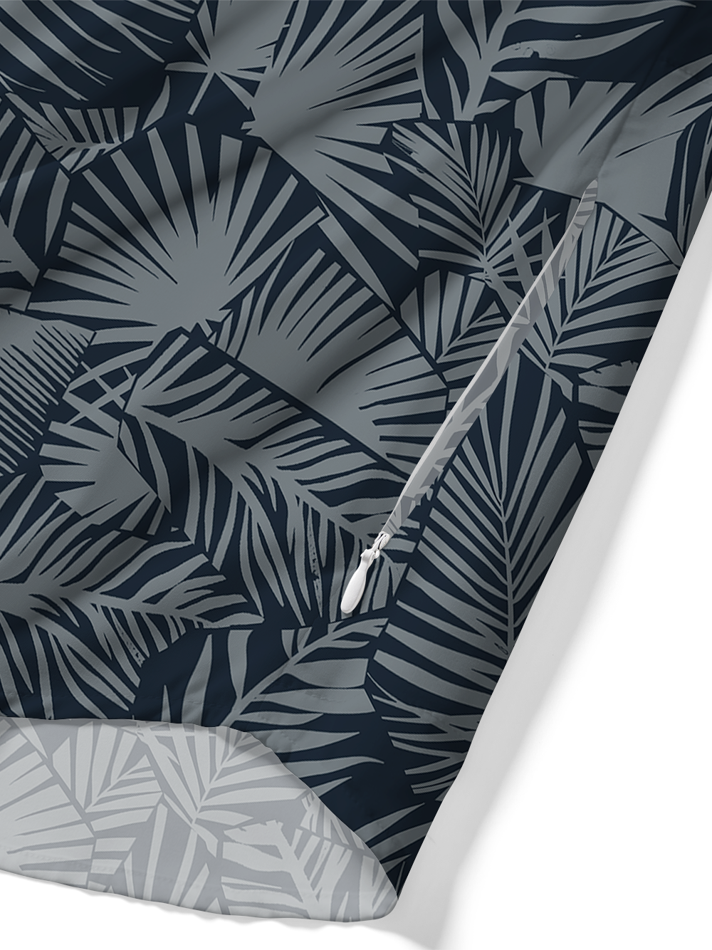 Orionride Leaf Silhouette Zipper Pockets Ultra Lightweight Short Sleeves Gravel Shirt