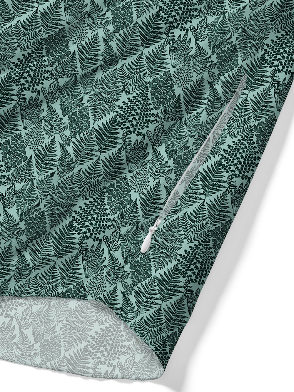 Orionride Geometric Ferns Zipper Pockets Ultra Lightweight Short Sleeves Gravel Shirt