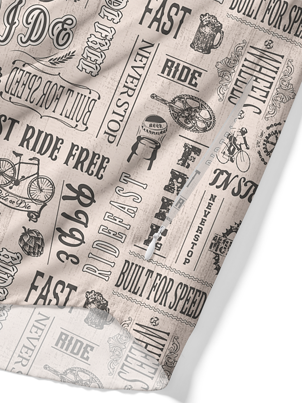 Orionride Never Stop Zipper Pockets Ultra Lightweight Short Sleeves Gravel Shirt