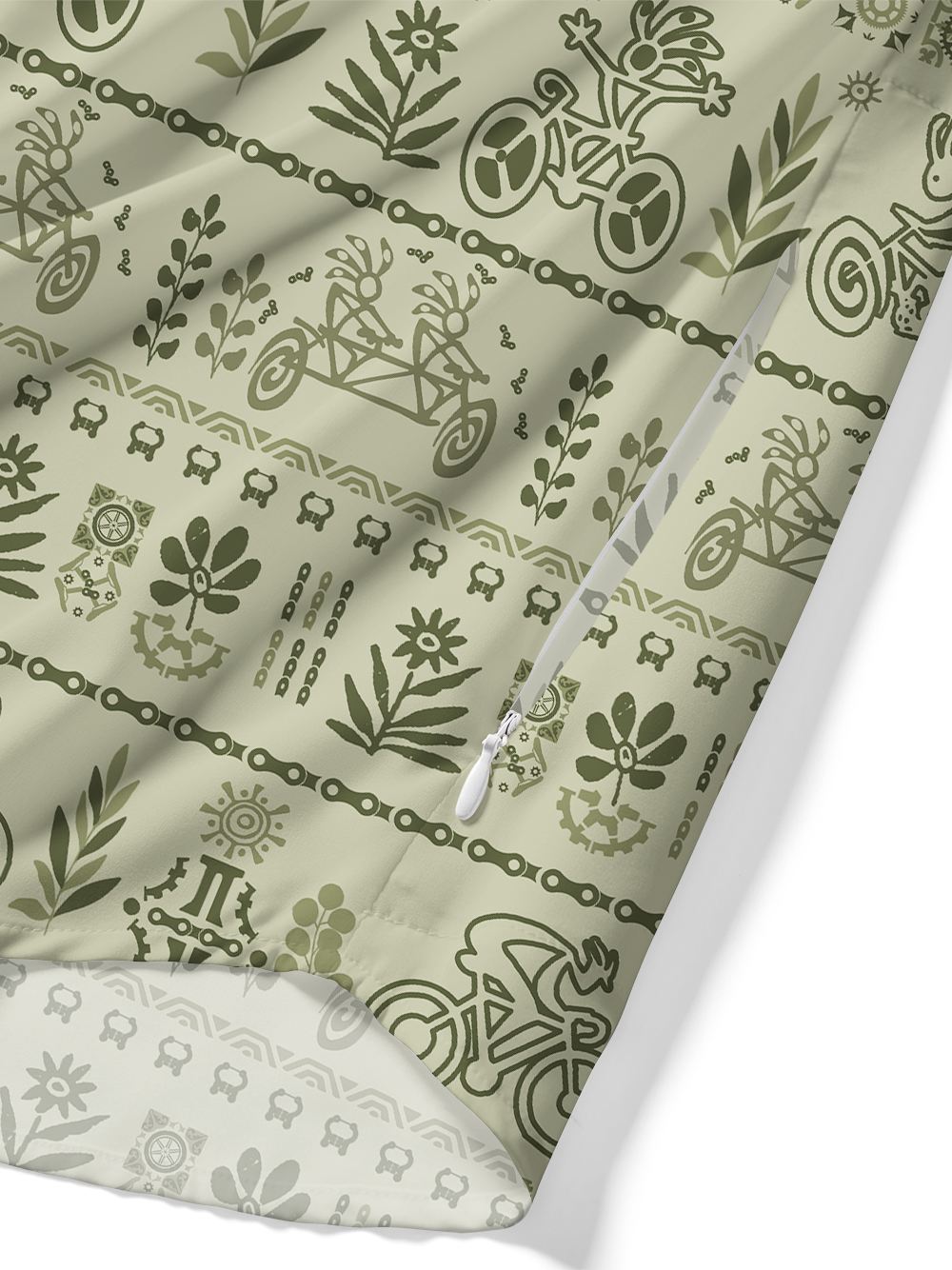 Orionride Happy Cyclist Zipper Pockets Ultra Lightweight Short Sleeves Gravel Shirt