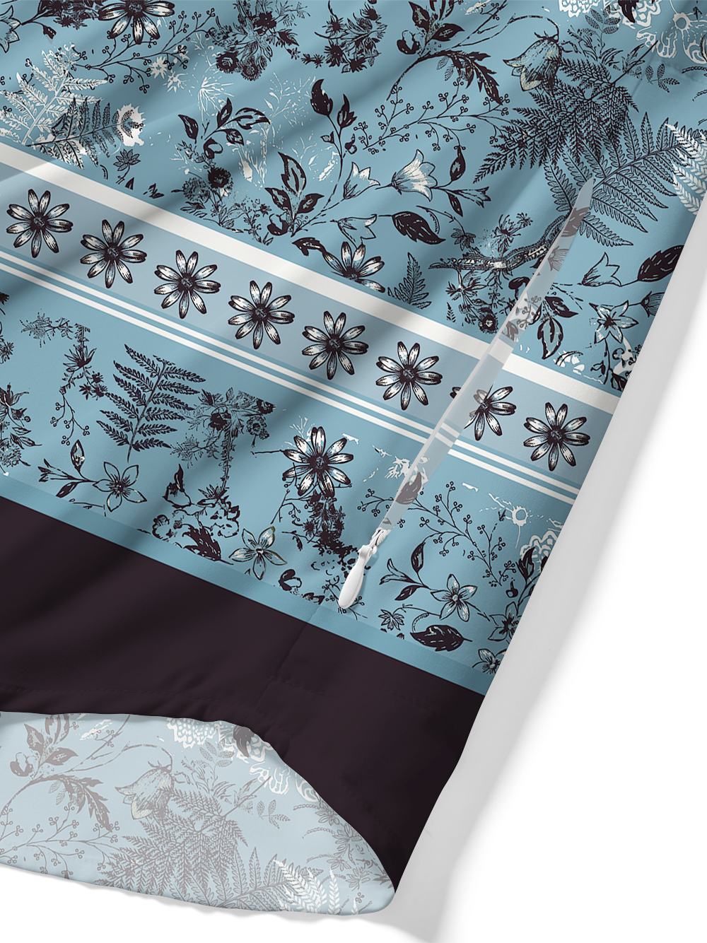 Orionride Floral Pattern Guide Zipper Pockets Ultra Lightweight Short Sleeves Gravel Shirt
