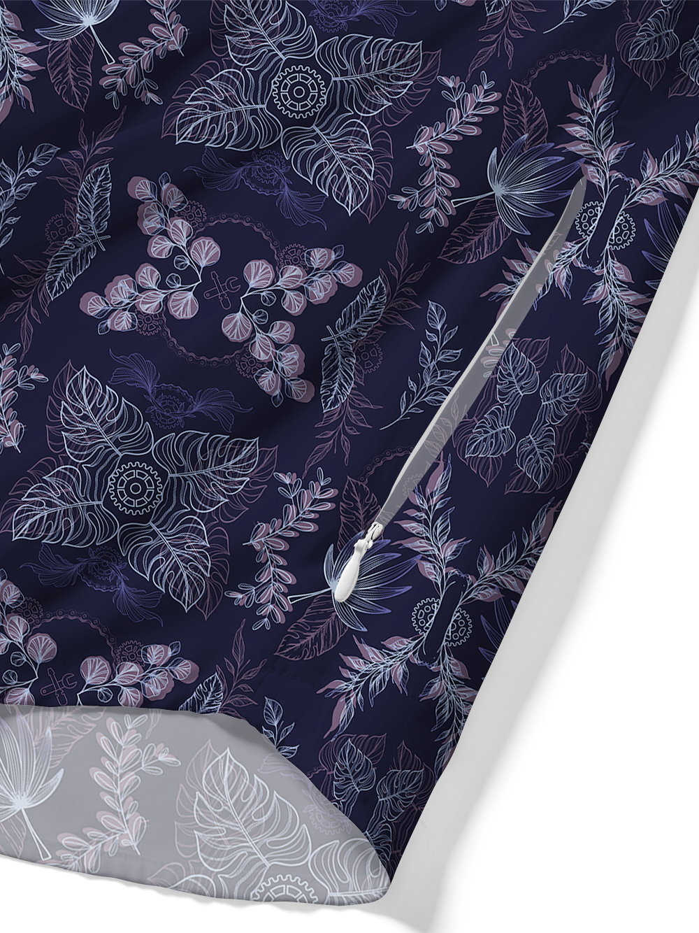 Orionride Gears In Flowers Zipper Pockets Ultra Lightweight Short Sleeves Gravel Shirt