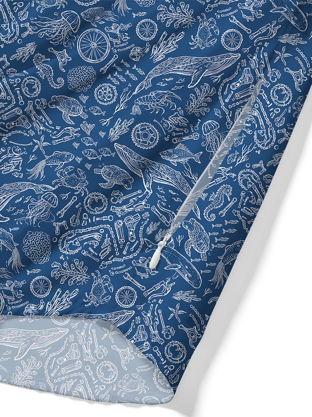 Orionride Marine Environment Zipper Pockets Ultra Lightweight Short Sleeves Gravel Shirt