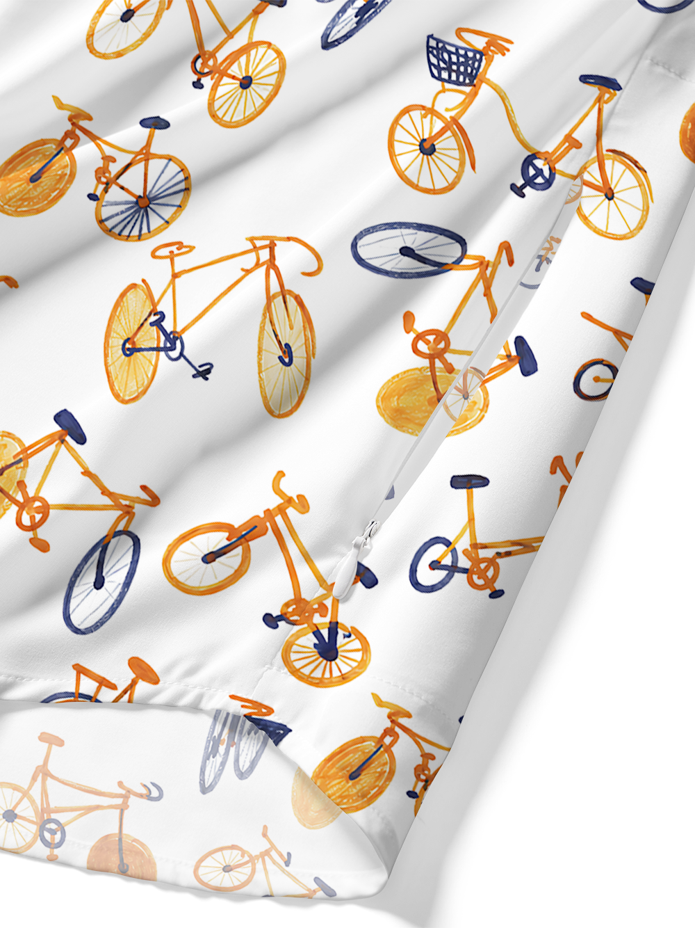 Orionride Bicycle Parade Zipper Pockets Ultra Lightweight Short Sleeves Gravel Shirt