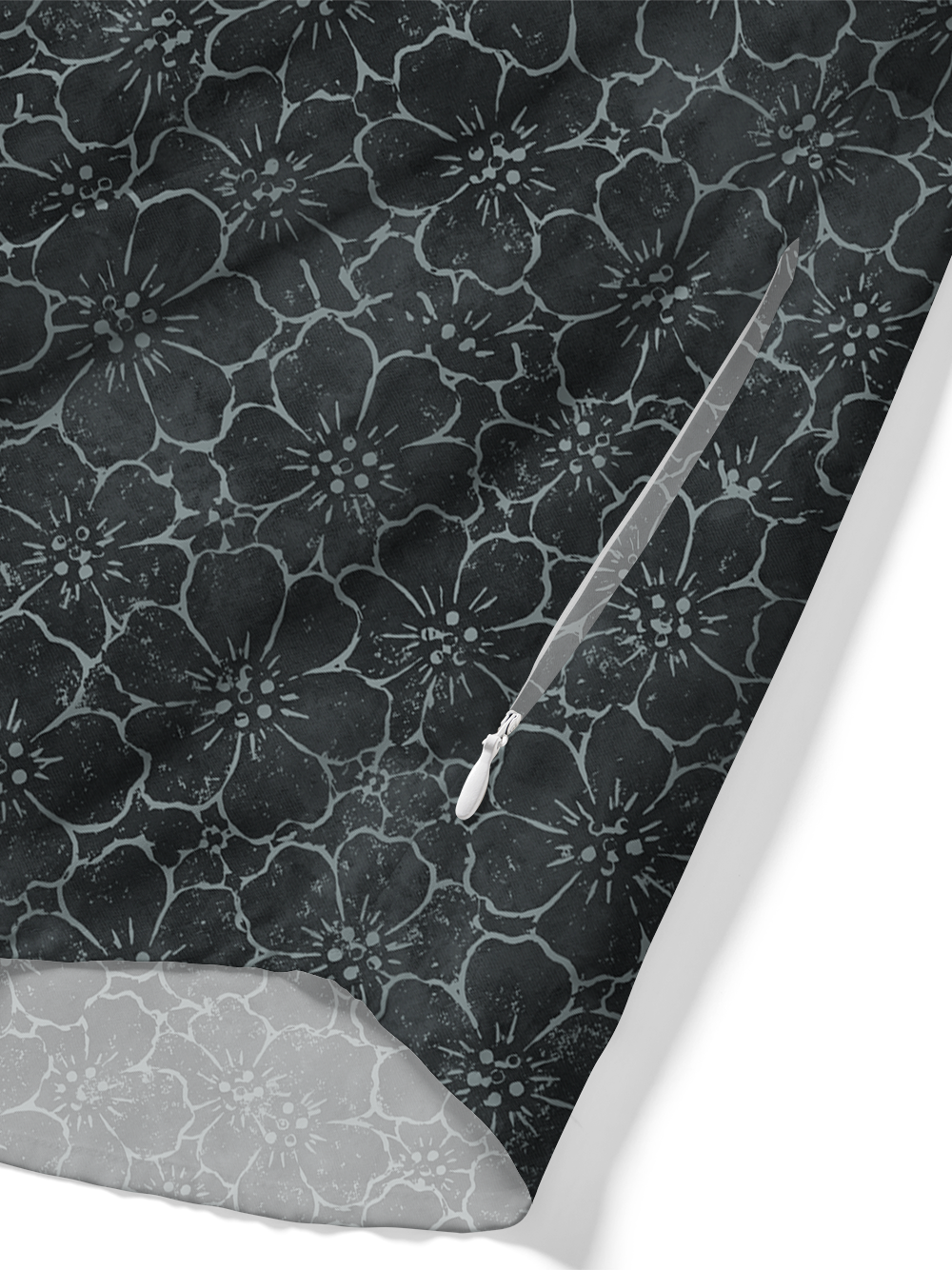 Orionride Dense Cherry Blossoms Zipper Pockets Ultra Lightweight Short Sleeves Gravel Shirt