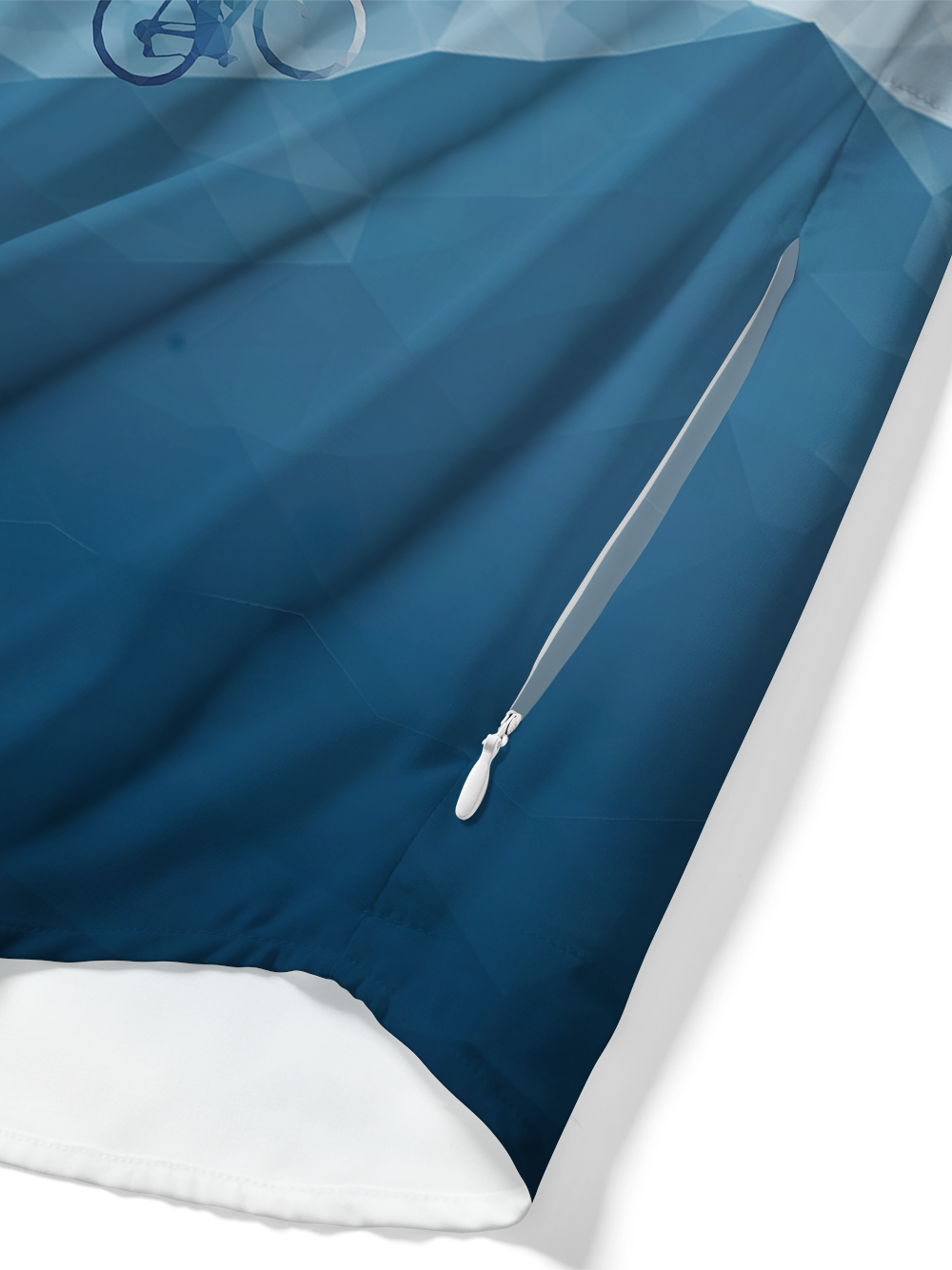 Orionride Snow Mountain Cycling Zipper Pockets Ultra Lightweight Short Sleeves Gravel Shirt