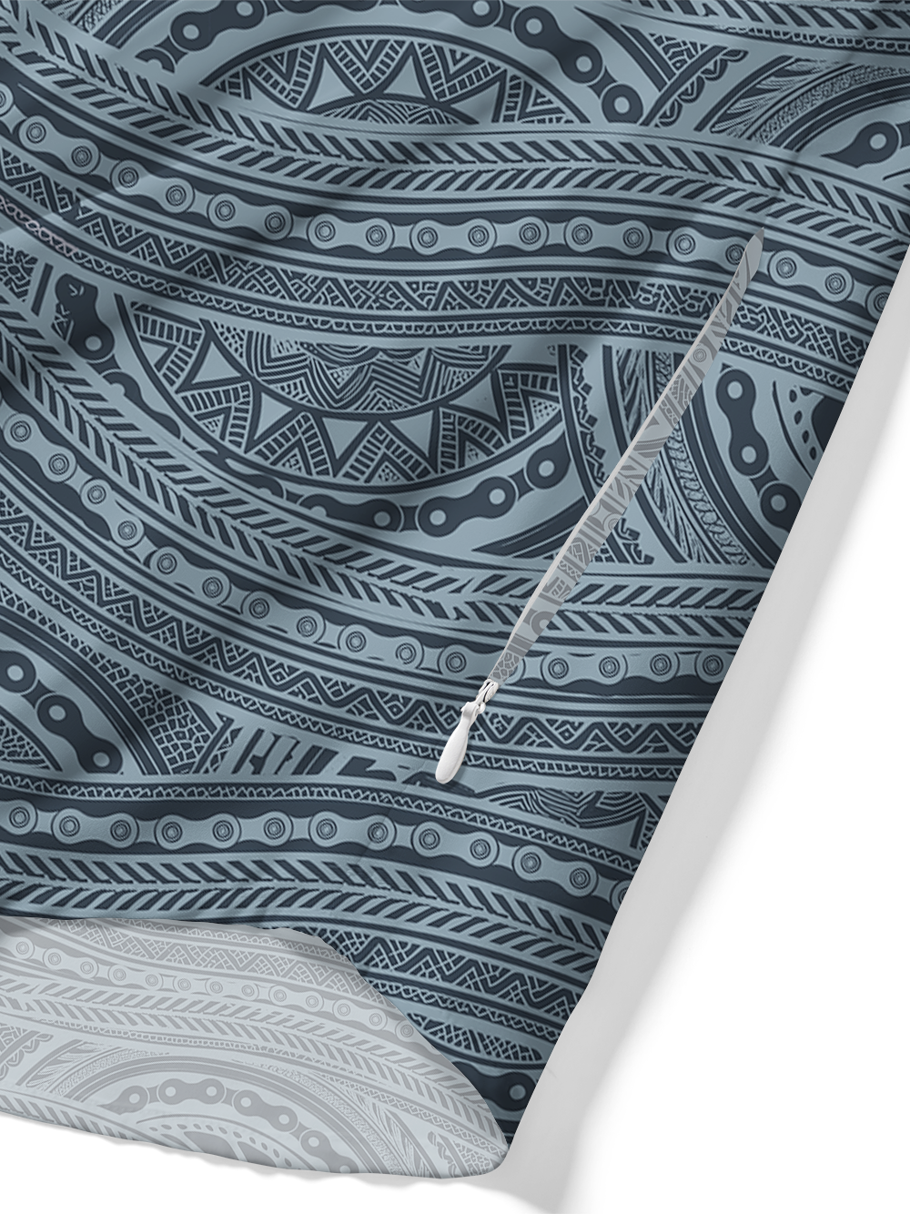 Orionride Chain Stripe Pattern Zipper Pockets Ultra Lightweight Short Sleeves Gravel Shirt