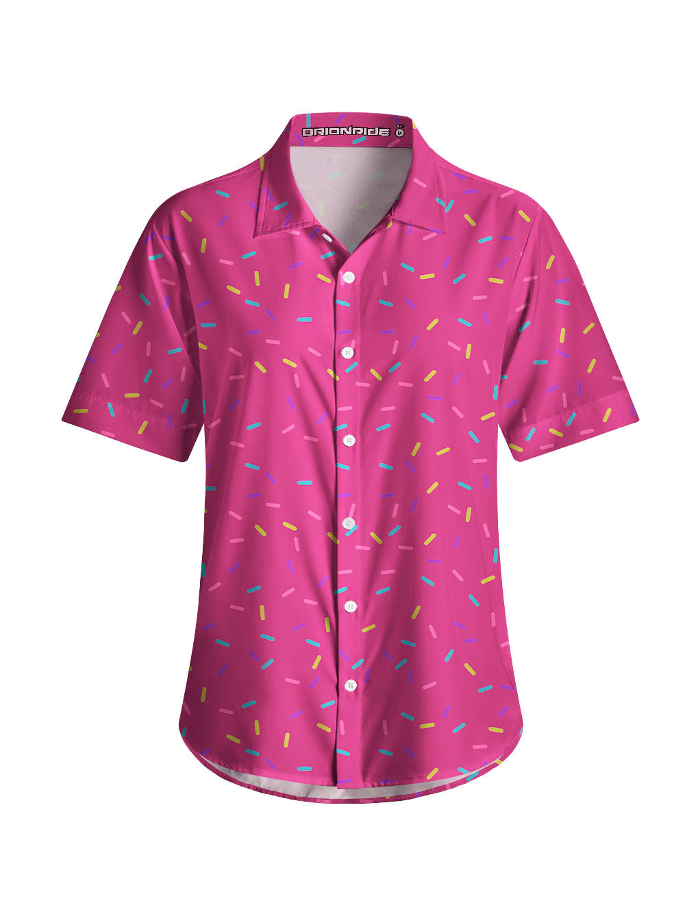 Orionride Donuts In Pocket Zipper Pockets Ultra Lightweight Short Sleeves Women's Gravel Shirt