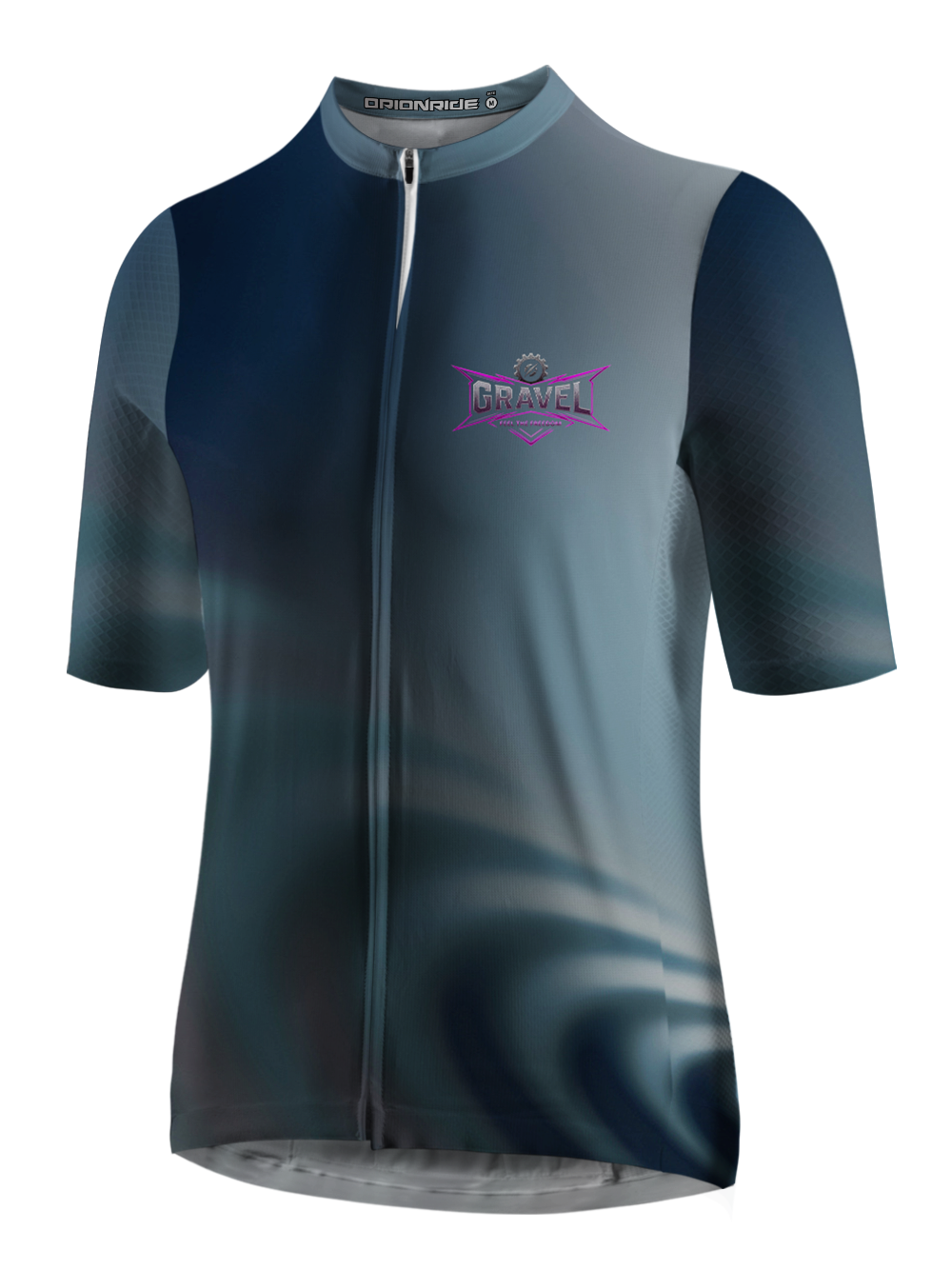 Orionride Gray Emblem Short Sleeves Cycling Jersey