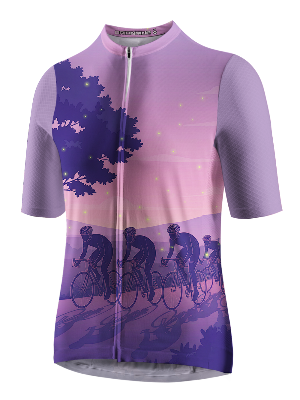 Orionride Fluorescent Flashing Short Sleeves Cycling Jersey