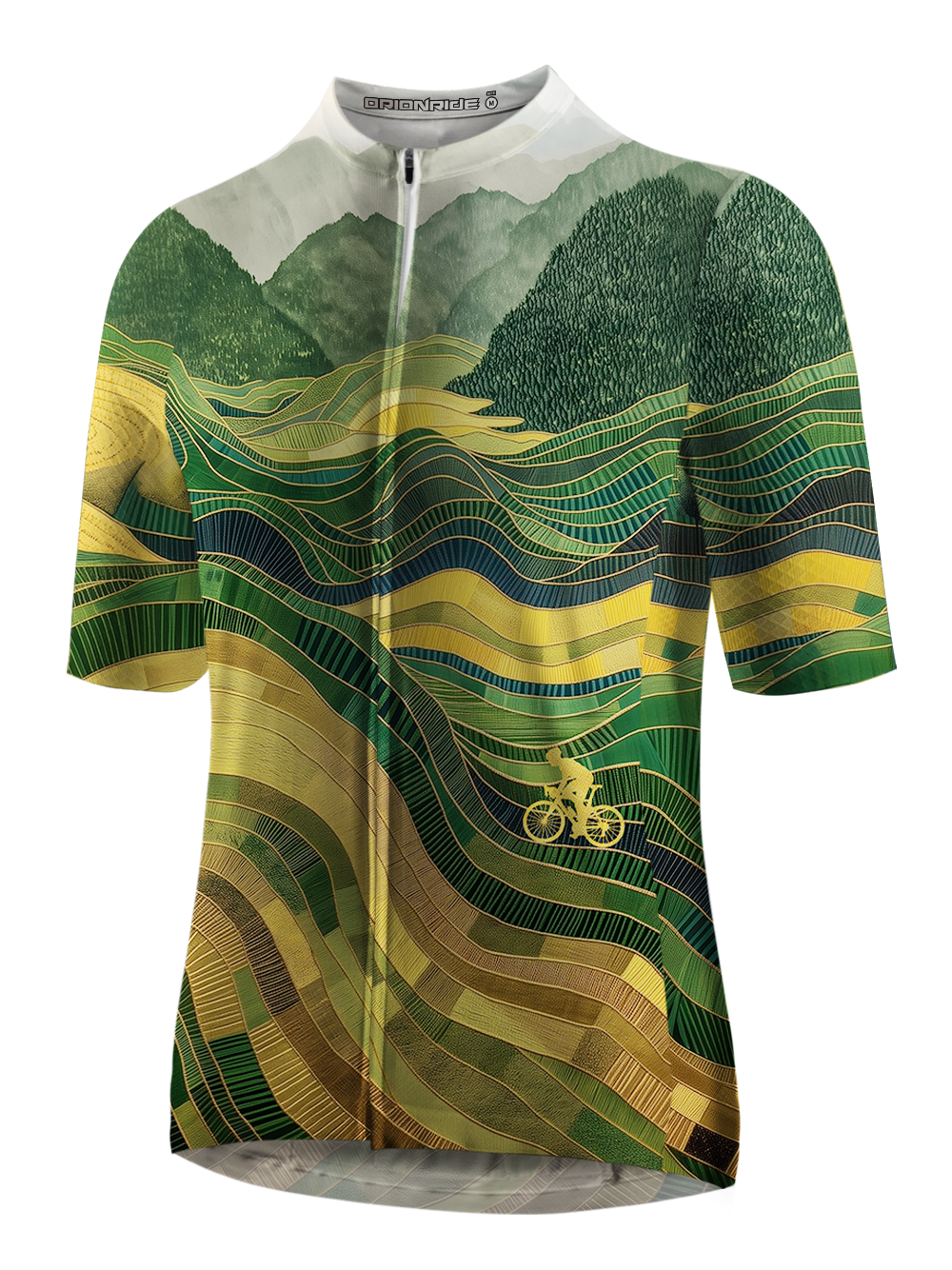 Orionride Field Scenery Short Sleeves Cycling Jersey