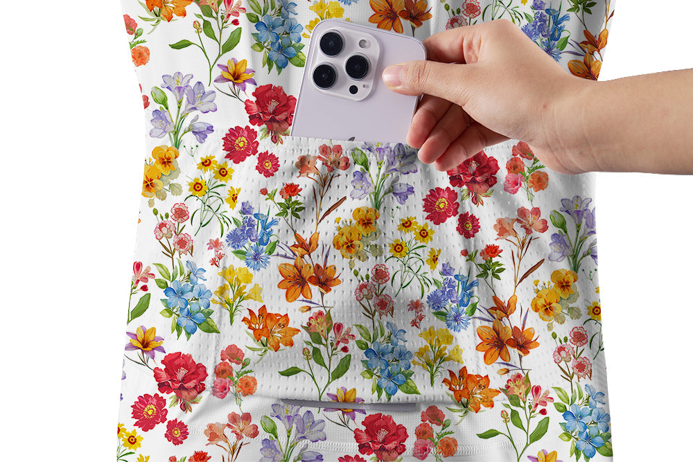 Orionride Sunshine Floral Women's Long Sleeve Cycling Jersey