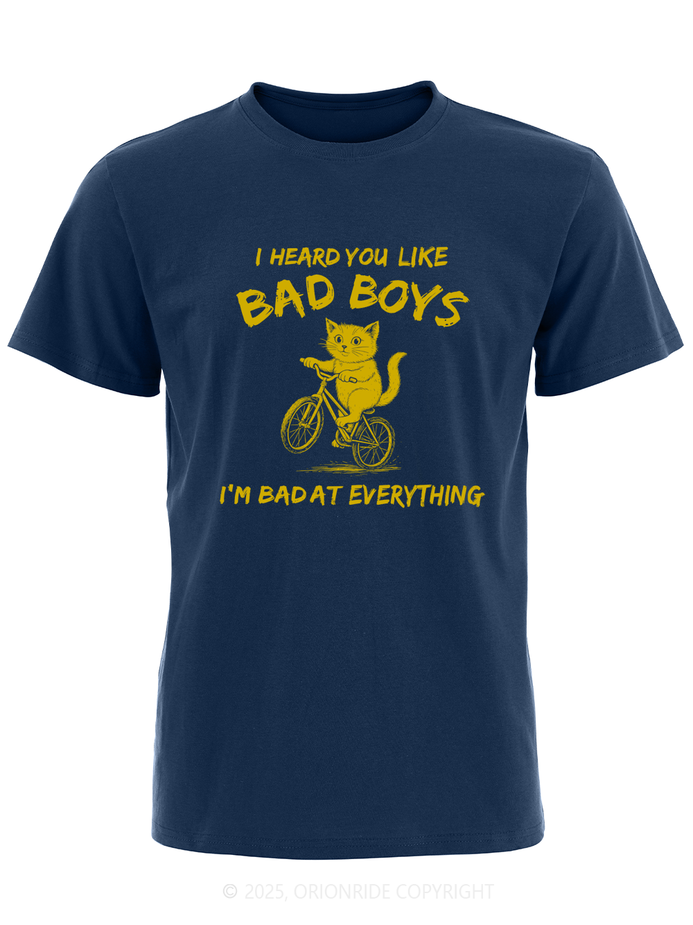 Orionride Bad Cat Short Sleeves Bike T-Shirt