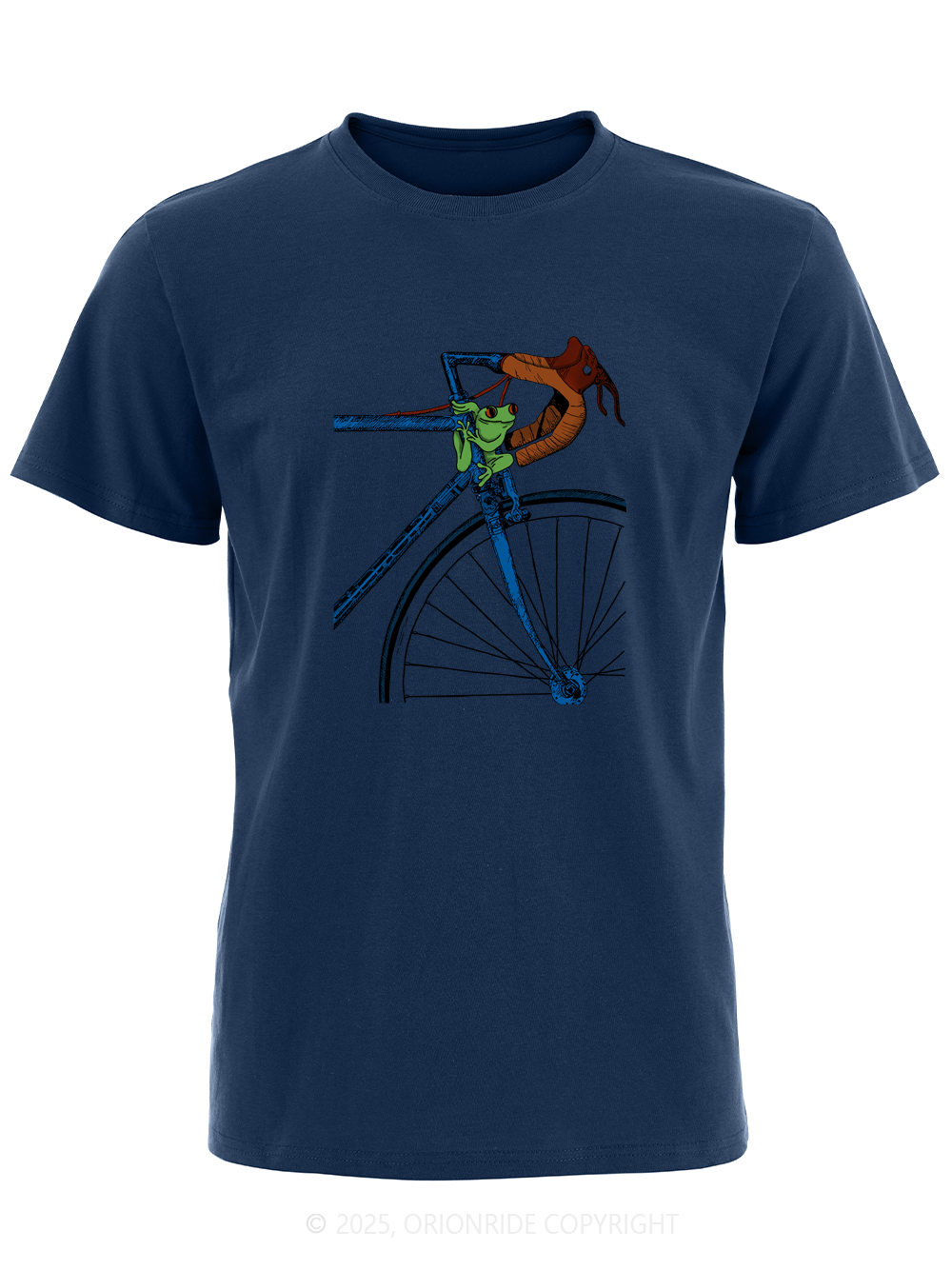 Orionride Funny Frog Short Sleeves Bike T-Shirt