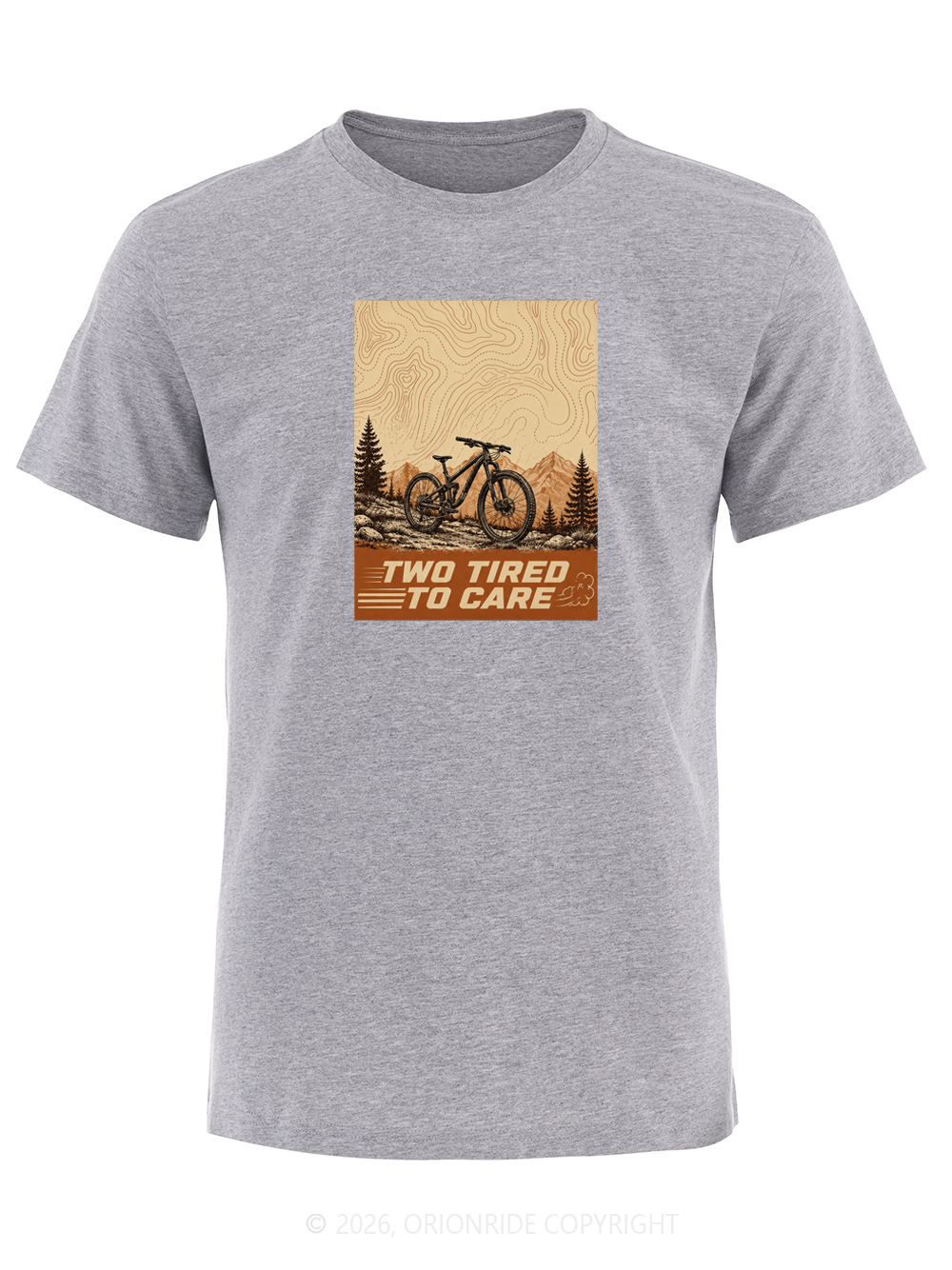 Orionride Topographic Reverie Short Sleeves Bike T-Shirt