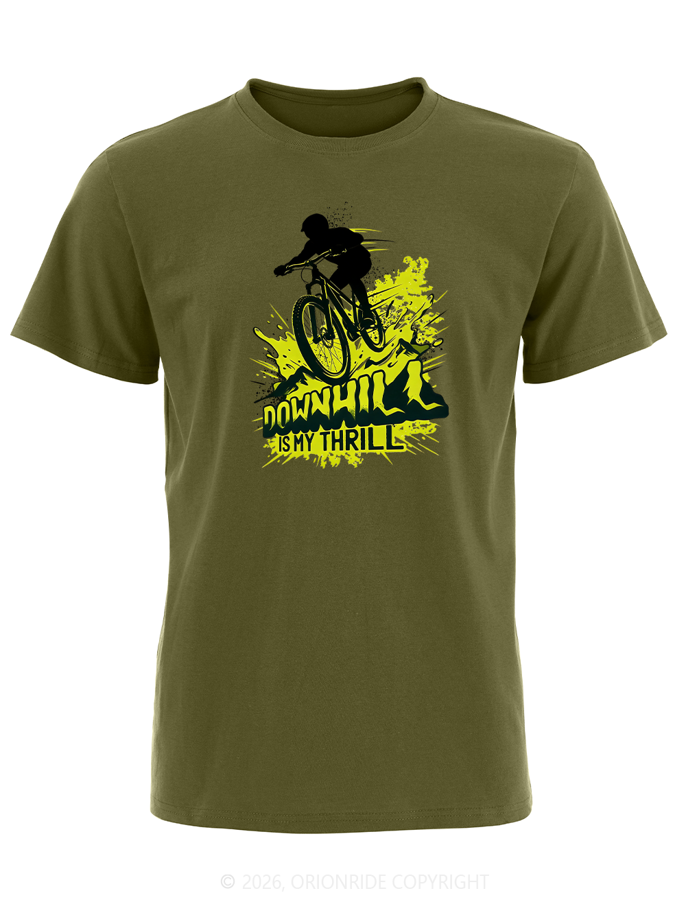 Orionride Downhill Is My Thrill Short Sleeves Bike T-Shirt